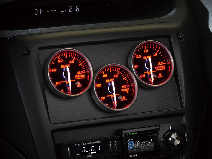 BLITZ(ブリッツ) RACING METER PANEL(レーシングメーターパネル) 86/BRZ BLACK 19171 内装用品