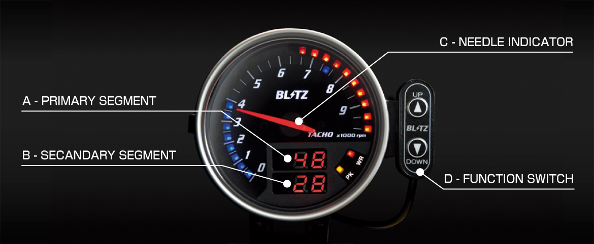 BLITZ FLD METER TACHO for HYBRID