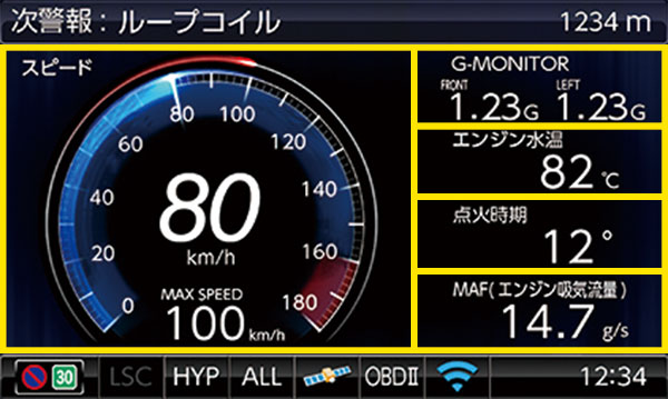 OBDIIアダプターオプション レーザー＆レーダー探知機